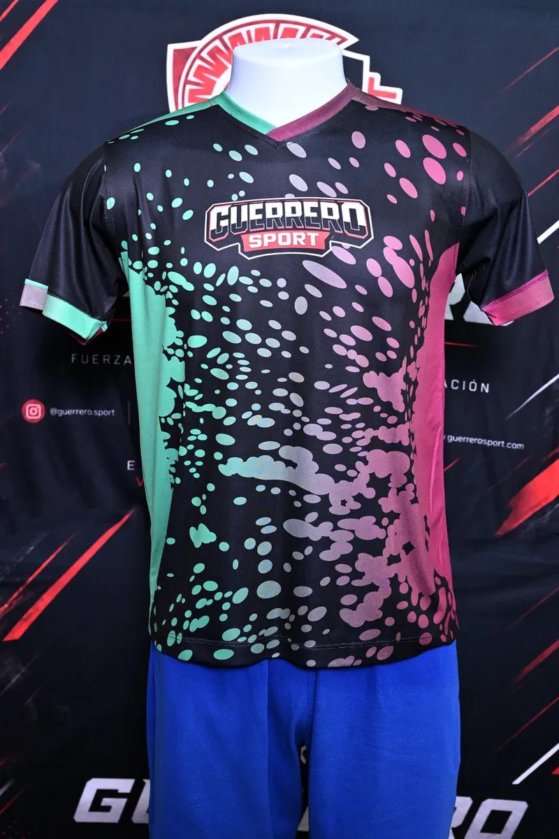 Sublimado verde-negro — Diseño deportivo